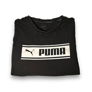 Puma Black and White Square Graphic Branded Tshirt Size Medium - "Maximo"
